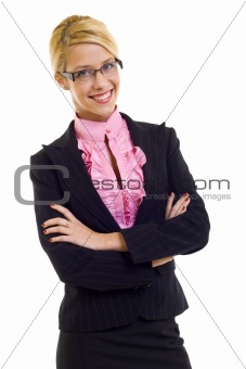 smiling business woman