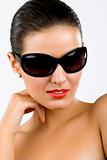woman in big sunglasses