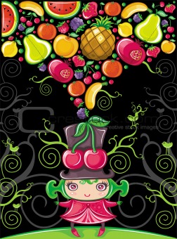 Fruity girl (fruit series)
