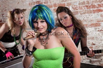 Female punk rock band