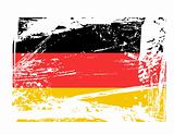 grunge Germany flag vector