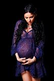 Portrait of a beautiful pregnant woman