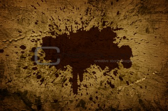 Grunge background and texture with a stain.