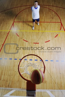 basketball player shooting
