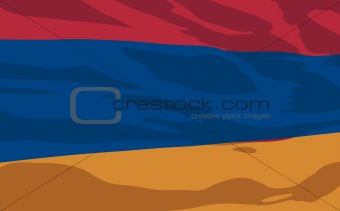 Vector flag of Armenia