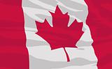 Vector flag of Canada