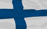 Vector flag of Finland