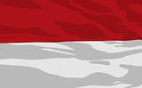 Vector flag of Indonesie