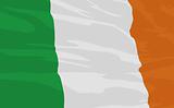 Vector flag of Irlande