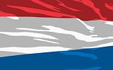 Vector flag of Netherlands