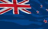 Vector flag of New Zealand