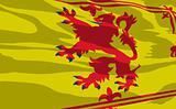Vector flag of Scotland