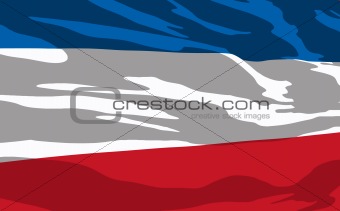 Vector flag of Serbia