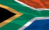Vector flag of South Africa