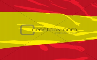 Vector flag of Spain