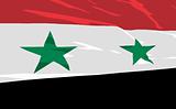 Vector flag of Syria