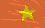 Vector flag of Vietnam