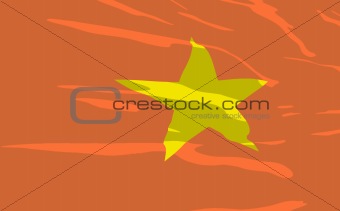 Vector flag of Vietnam