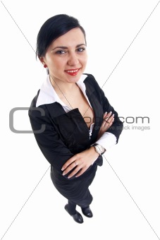 happy businesswoman 