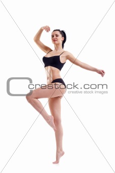 sports girl dancing