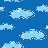 Abstract day clouds background