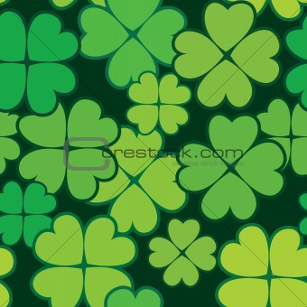 Patrick's day abstract seamless background