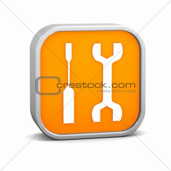 Orange Tools Sign