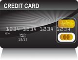Credit Card Black Gold