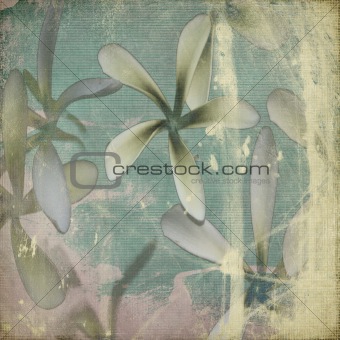Grunge Pastel flower background