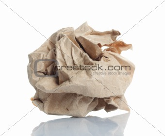 Crumpled paper