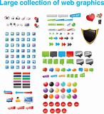Large collection of web graphics