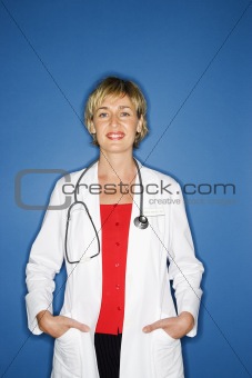 Female doctor.