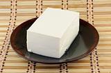 Tofu on plate