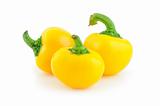 Yellow baby bell peppers