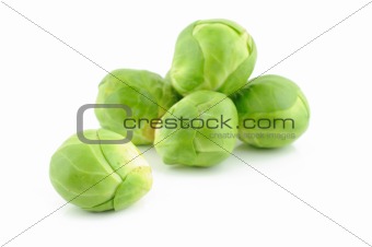 Green brussels sprouts 