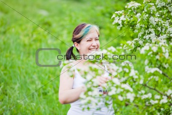 Woman enjoying a day outdoor