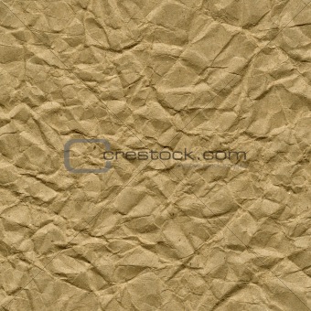 crumpled brown packing paper texture
