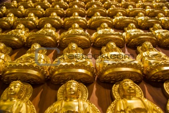Wall of buddha