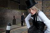 Lady Ripper in London street.