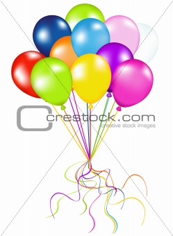 Bunch Of Colorful Balloons 