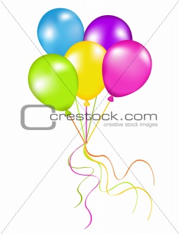 Bunch Of Colorful Balloons 
