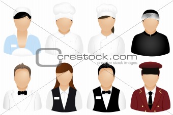 Restaurant People Icons