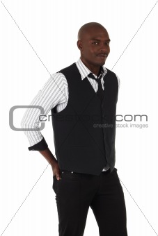 Young African businessman