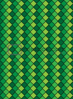 Vector Eps8, Green Variegated Diamond Pattern