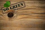 eco friendly background - go green