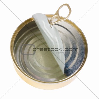 Empty can isolated
