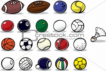 Cartoon Balls