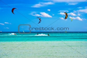 kitesurfing in Italy