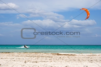 kitesurfing in Italy