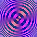 Blue and Pink Concentric Rings